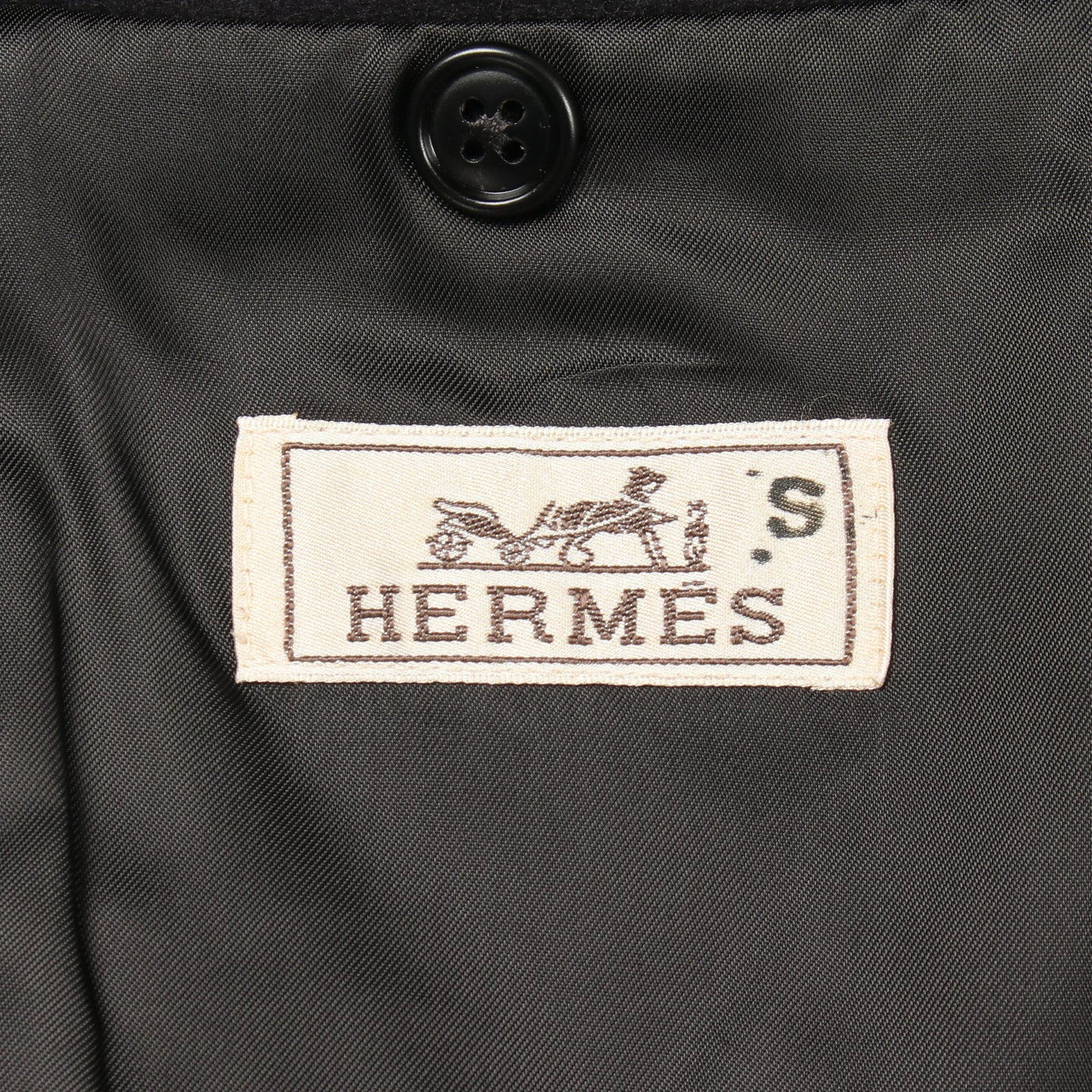 テーラードジャケット ウール カシミヤ ブラック エルメス アウター HERMES