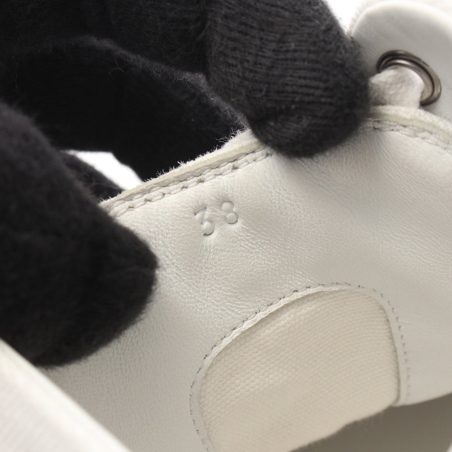 イリコ ハイカットスニーカー キャンバス レザー ホワイト マルチカラー エルメス シューズ HERMES