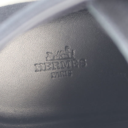 イリコ ハイカットスニーカー キャンバス レザー ブラック エルメス シューズ HERMES