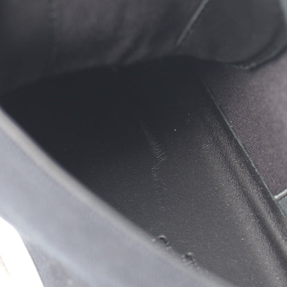 イリコ ハイカットスニーカー キャンバス レザー ブラック エルメス シューズ HERMES