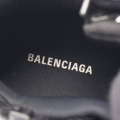RUNNER ランナー スニーカー レザー ファブリック ブラック ユーズド加工 バレンシアガ シューズ BALENCIAGA