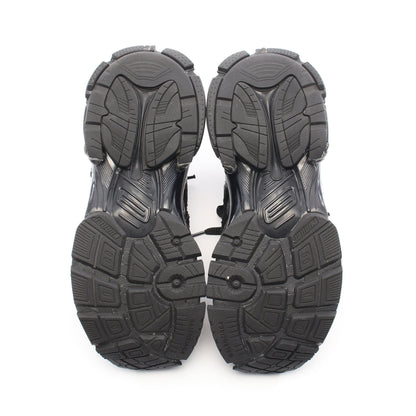 RUNNER ランナー スニーカー レザー ファブリック ブラック ユーズド加工 バレンシアガ シューズ BALENCIAGA