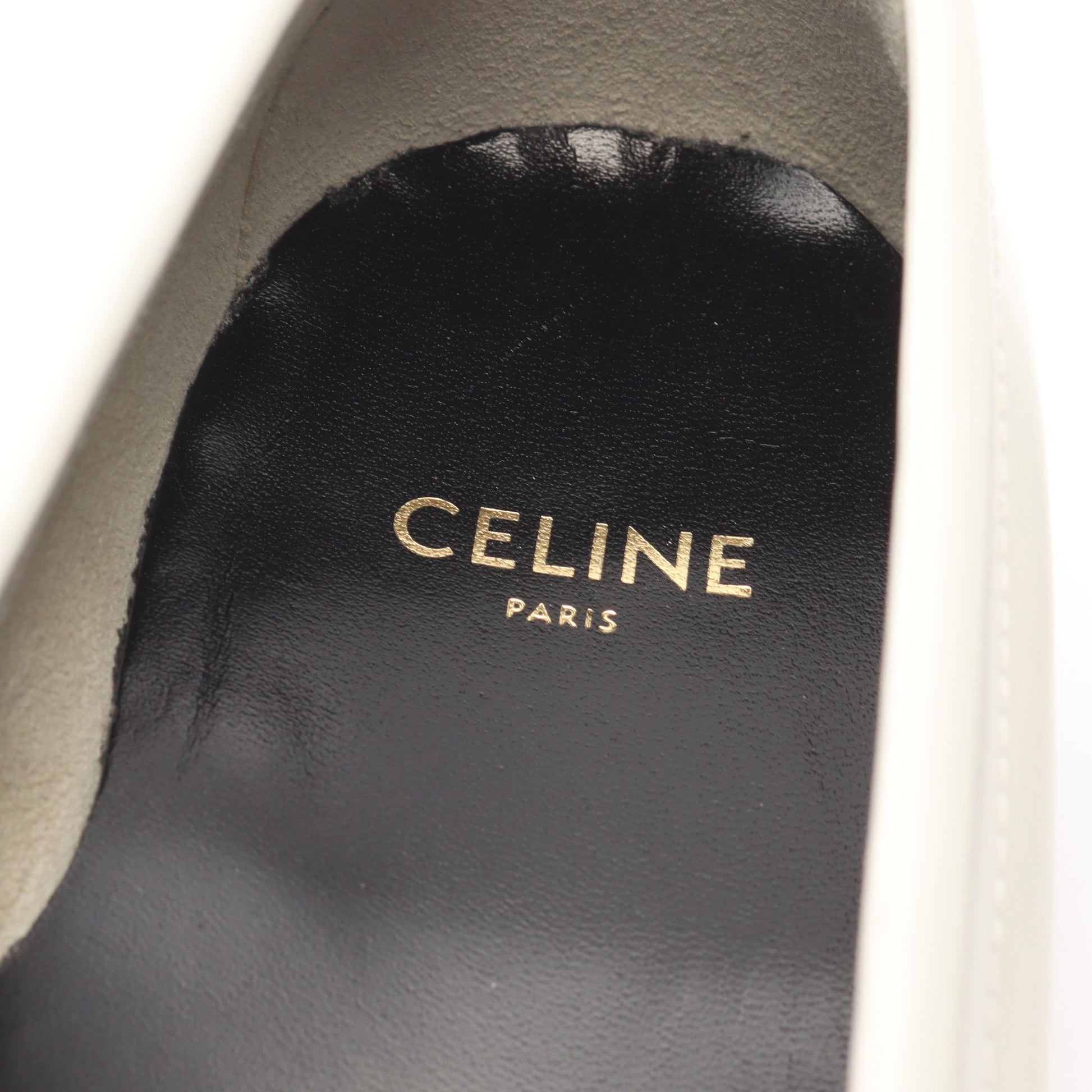 トリオンフ ローファー レザー ホワイト セリーヌ シューズ CELINE