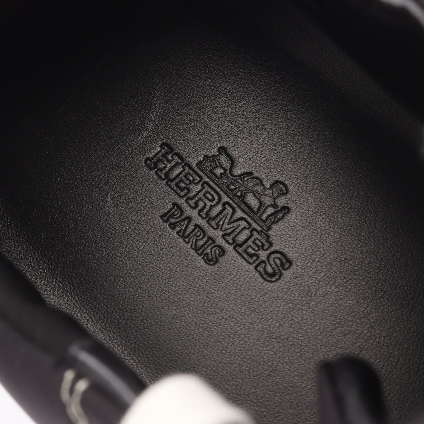 アンヴォル スニーカー ファブリック スエード ブラック エルメス シューズ HERMES