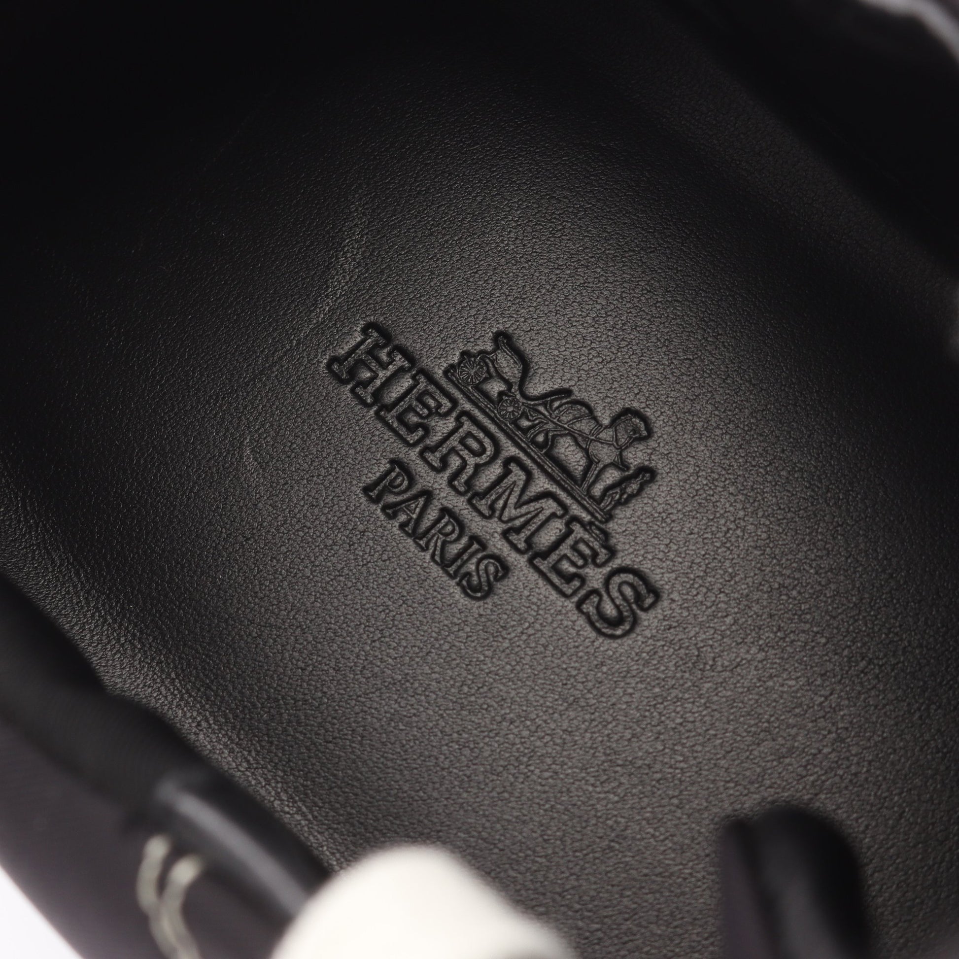 アンヴォル スニーカー ファブリック スエード ブラック エルメス シューズ HERMES