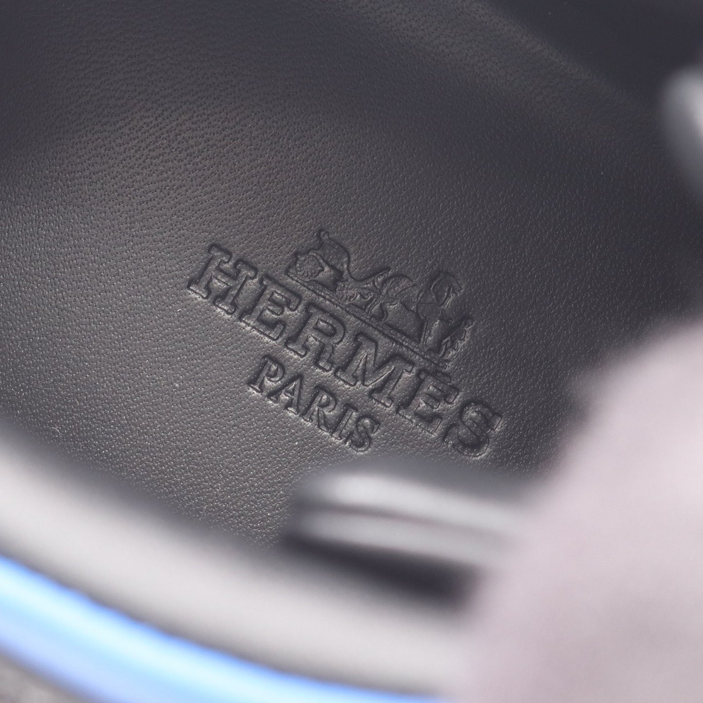フリースタイル ハイカットスニーカー レザー ブラック ホワイト ブルー エルメス シューズ HERMES