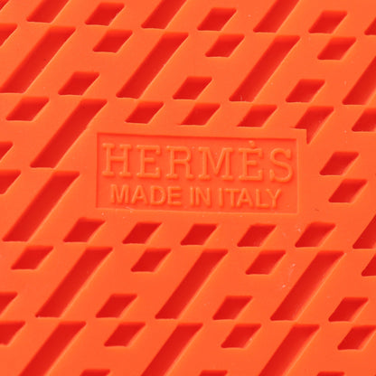 フリースタイル ハイカットスニーカー レザー ブラック ホワイト ブルー エルメス シューズ HERMES
