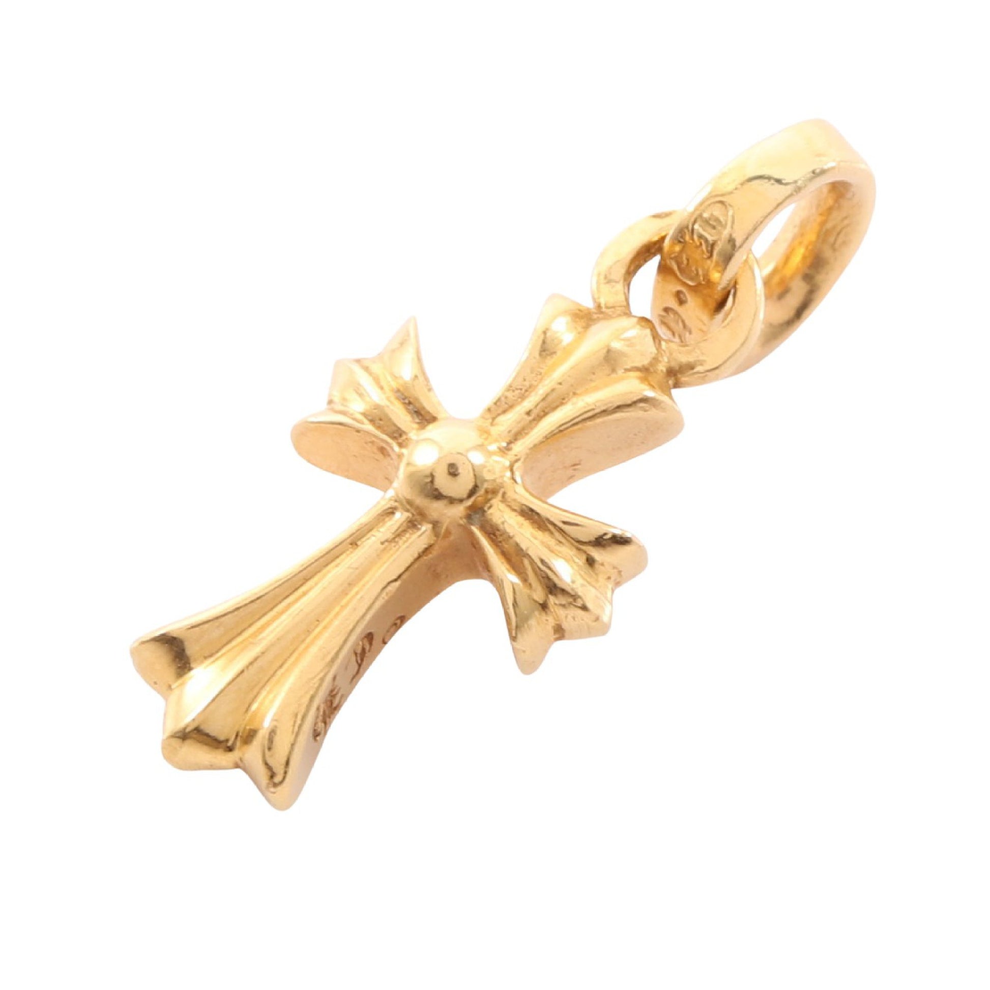 CHクロス ベビーファット ペンダントトップ 22K ゴールド クロムハーツ アクセサリー Chrome Hearts