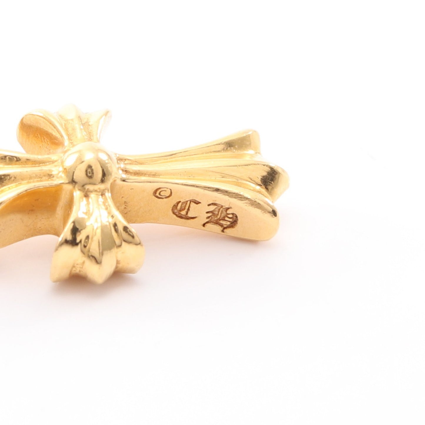 CHクロス ベビーファット ペンダントトップ 22K ゴールド クロムハーツ アクセサリー Chrome Hearts