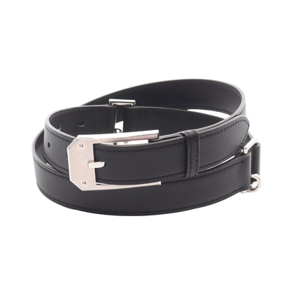 アンディ 26 ベルト レザー ブラック シルバー シルバー金具 B刻印 エルメス 財布・小物 HERMES