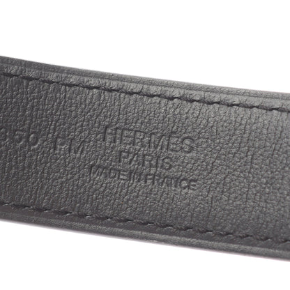 アンディ 26 ベルト レザー ブラック シルバー シルバー金具 B刻印 エルメス 財布・小物 HERMES