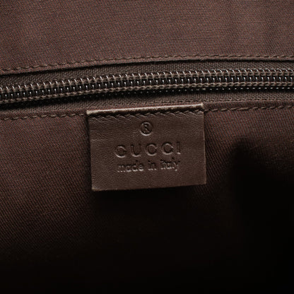 GGキャンバス ショルダーバッグ キャンバス レザー ベージュ ブラウン グッチ バッグ GUCCI