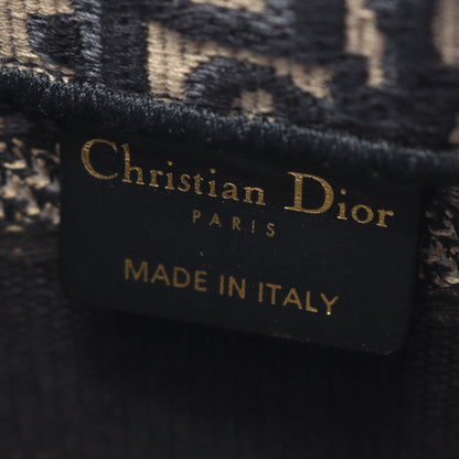 BOOK TOTE ブックトート ミニ ハンドバッグ トートバッグ キャンバス ベージュ ネイビー 2WAY クリスチャンディオール バッグ Christian Dior