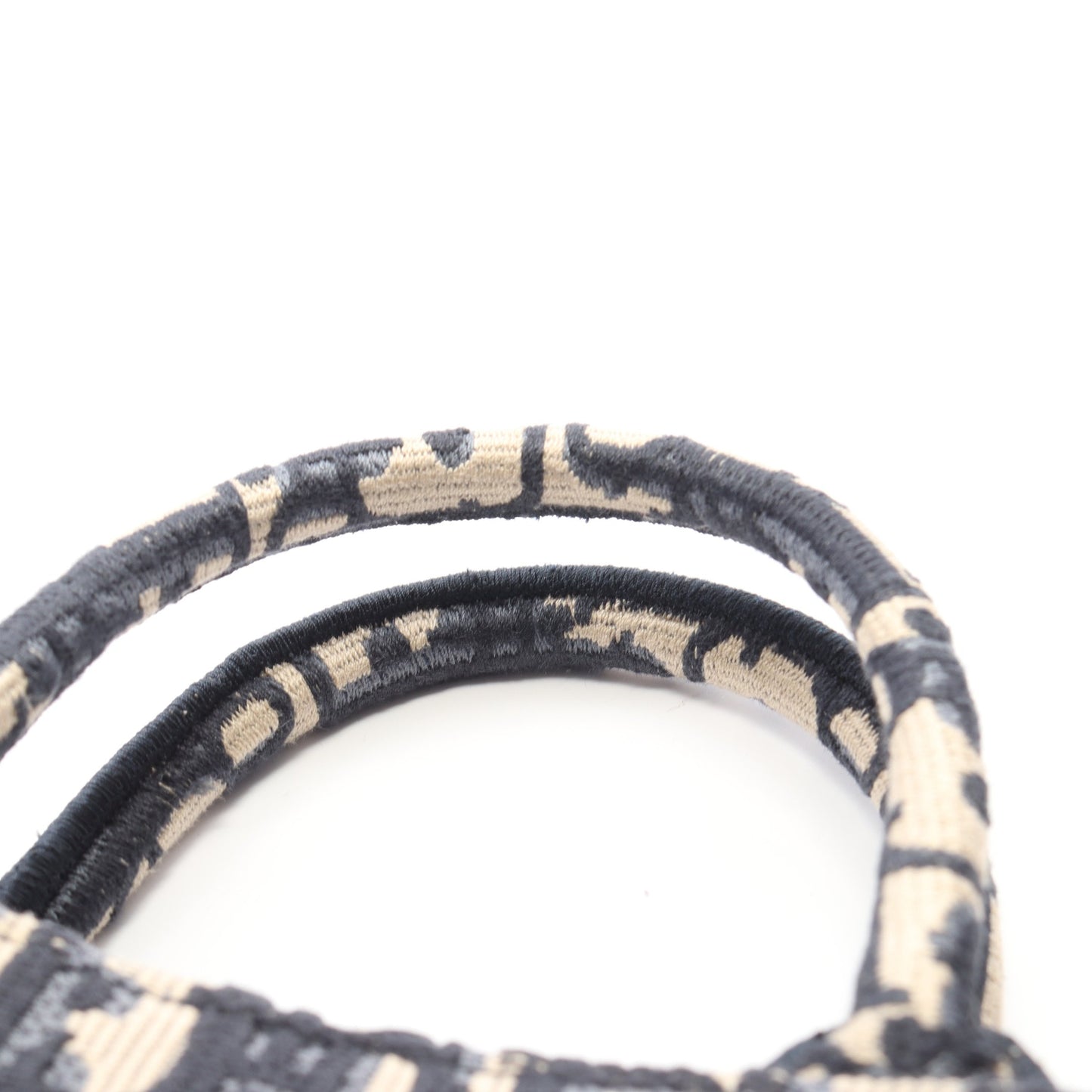 BOOK TOTE ブックトート ミニ ハンドバッグ トートバッグ キャンバス ベージュ ネイビー 2WAY クリスチャンディオール バッグ Christian Dior