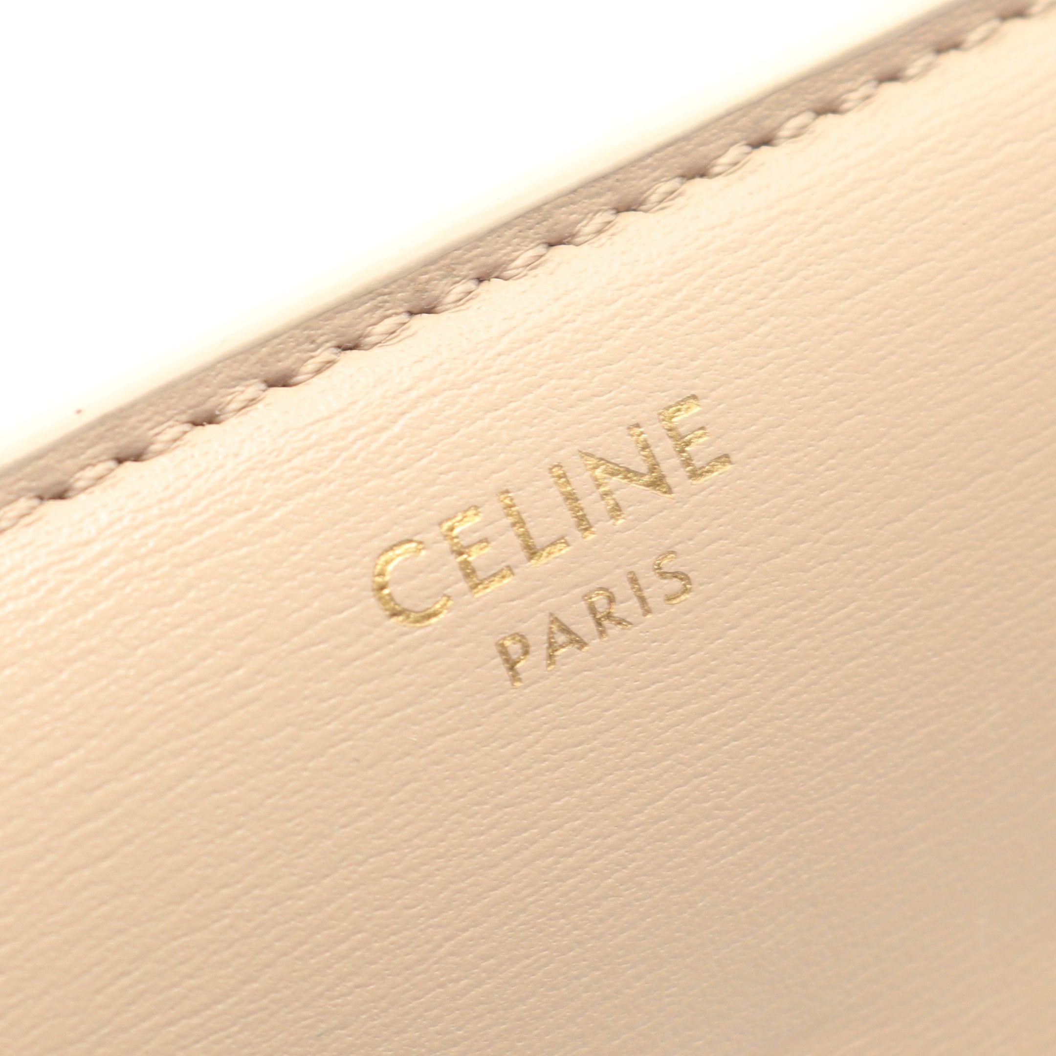 CELINE 三つ折り財布 ベージュ CELINE（セリーヌ） CELINE 3つ折り財布 小銭入れ付き SMALL TRIFOLD