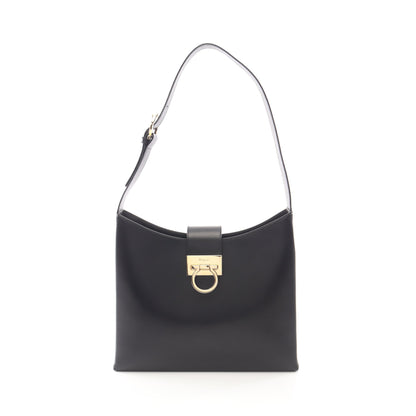 ガンチーニ ワンショルダーバッグ レザー ブラック サルヴァトーレフェラガモ バッグ Salvatore Ferragamo