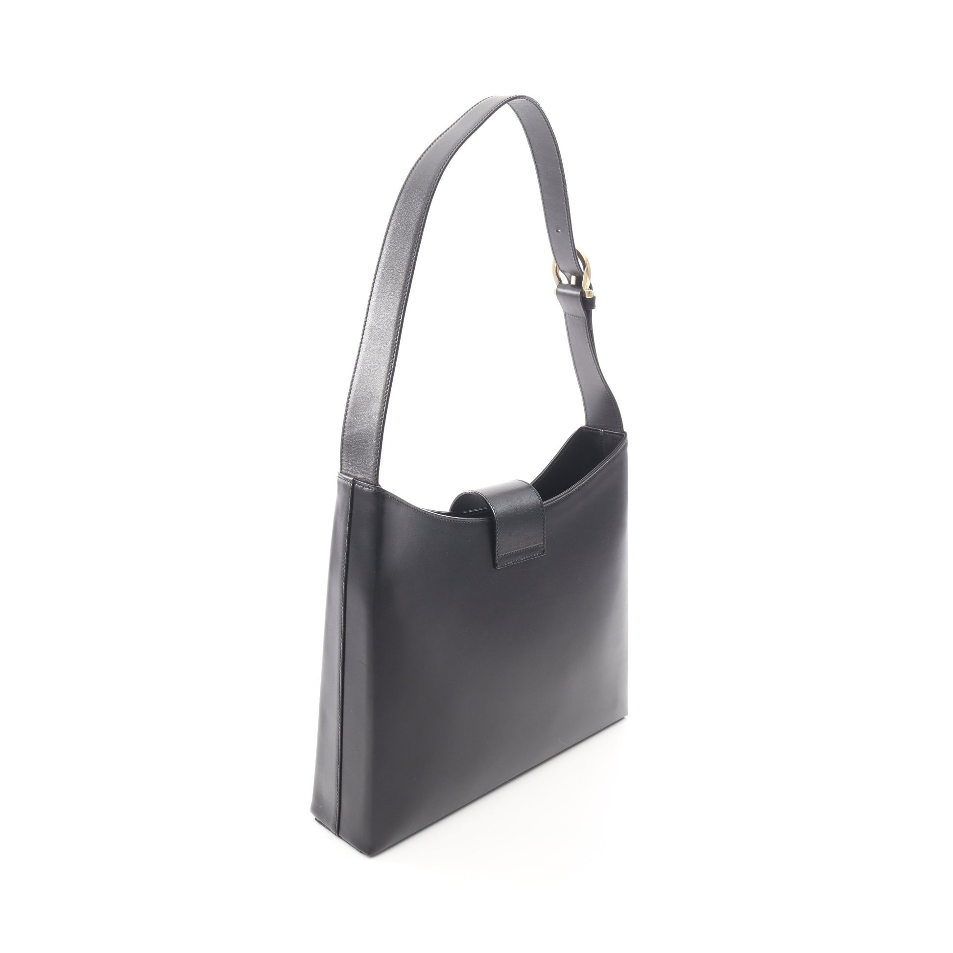 ガンチーニ ワンショルダーバッグ レザー ブラック サルヴァトーレフェラガモ バッグ Salvatore Ferragamo