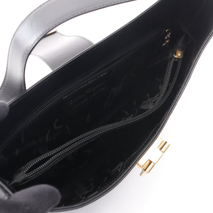 ガンチーニ ワンショルダーバッグ レザー ブラック サルヴァトーレフェラガモ バッグ Salvatore Ferragamo