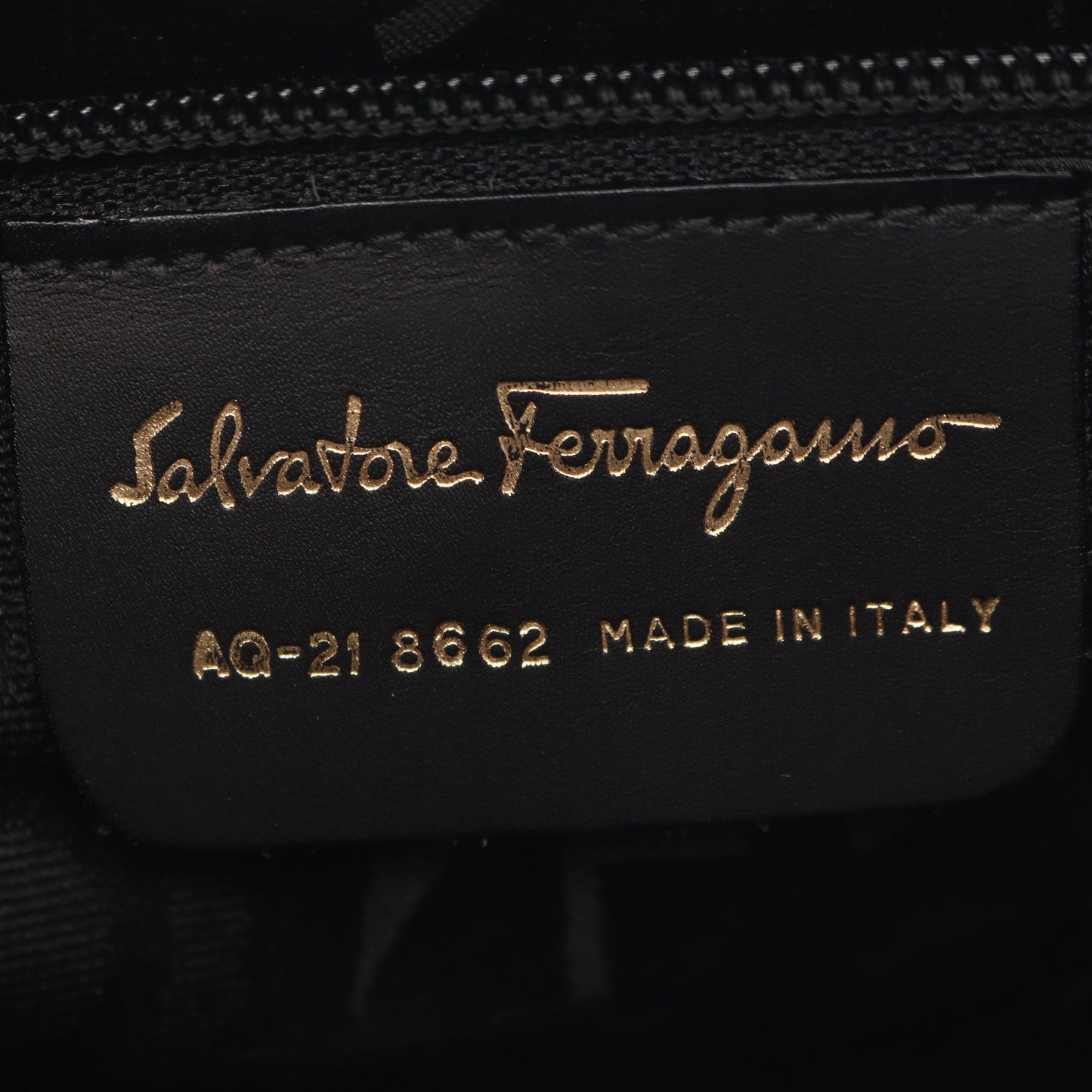ガンチーニ ワンショルダーバッグ レザー ブラック サルヴァトーレフェラガモ バッグ Salvatore Ferragamo