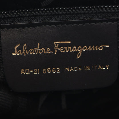 ガンチーニ ワンショルダーバッグ レザー ブラック サルヴァトーレフェラガモ バッグ Salvatore Ferragamo