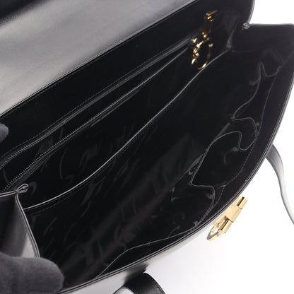 ガンチーニ ショルダーバッグ トートバッグ レザー ブラック サルヴァトーレフェラガモ バッグ Salvatore Ferragamo