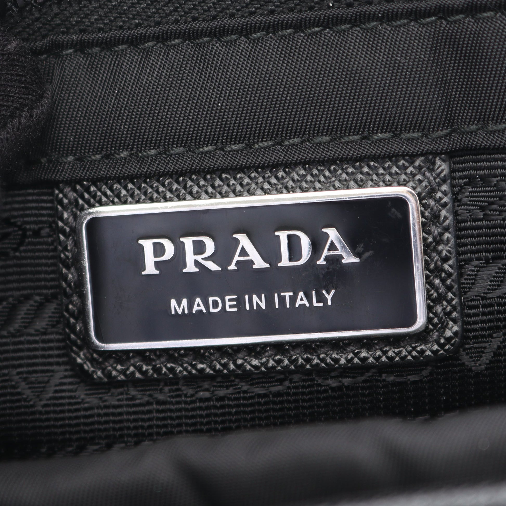 ショルダーバッグ ナイロン レザー ブラック プラダ バッグ PRADA