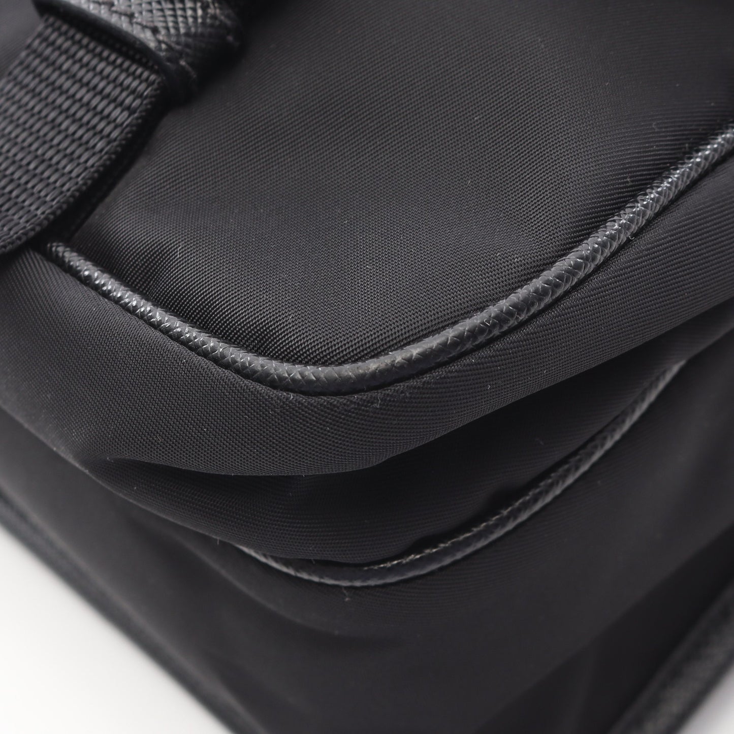 ショルダーバッグ ナイロン レザー ブラック プラダ バッグ PRADA
