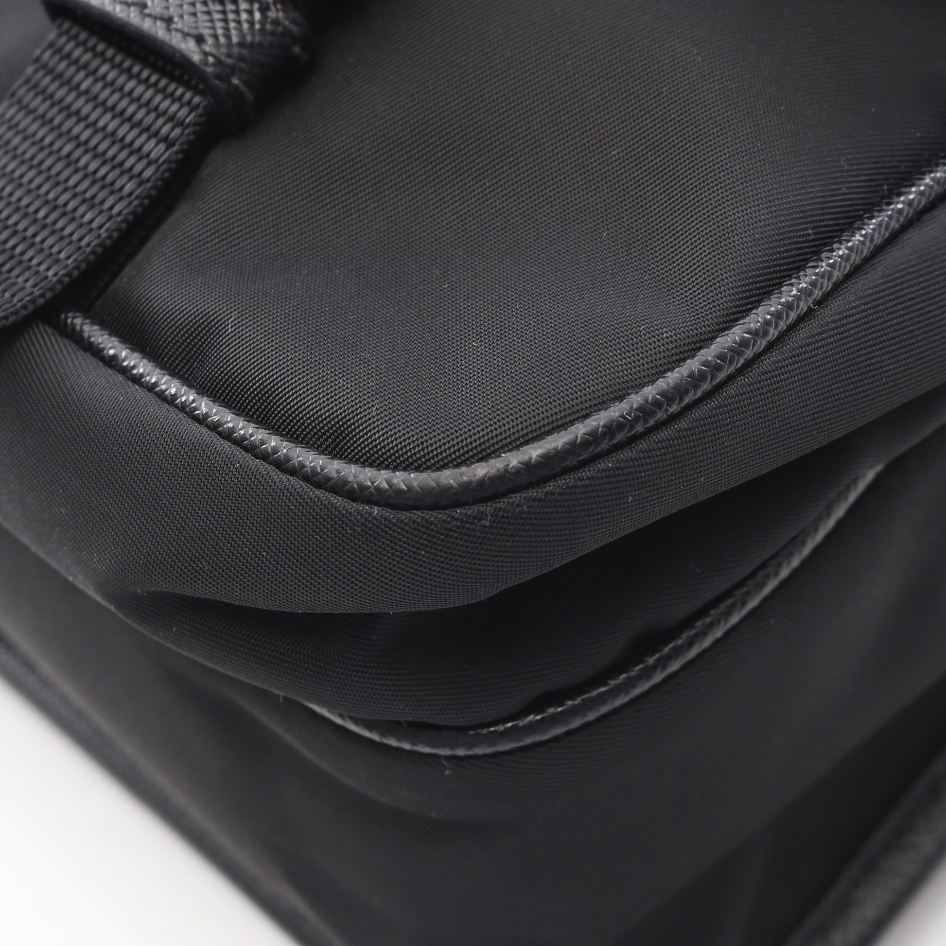 ショルダーバッグ ナイロン レザー ブラック プラダ バッグ PRADA