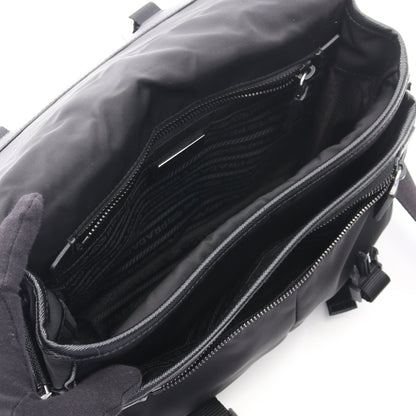 ショルダーバッグ ナイロン レザー ブラック プラダ バッグ PRADA