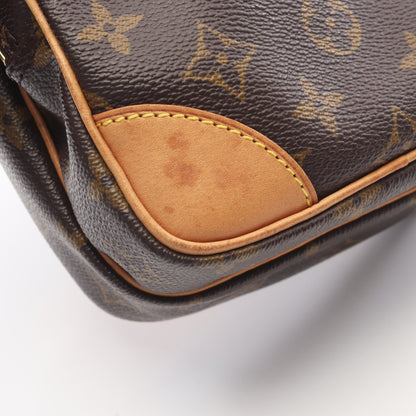 アマゾン モノグラム ショルダーバッグ PVC レザー ブラウン ルイヴィトン バッグ LOUIS VUITTON