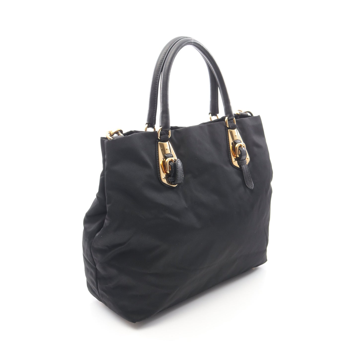ハンドバッグ トートバッグ ナイロン レザー ブラック 2WAY プラダ バッグ PRADA