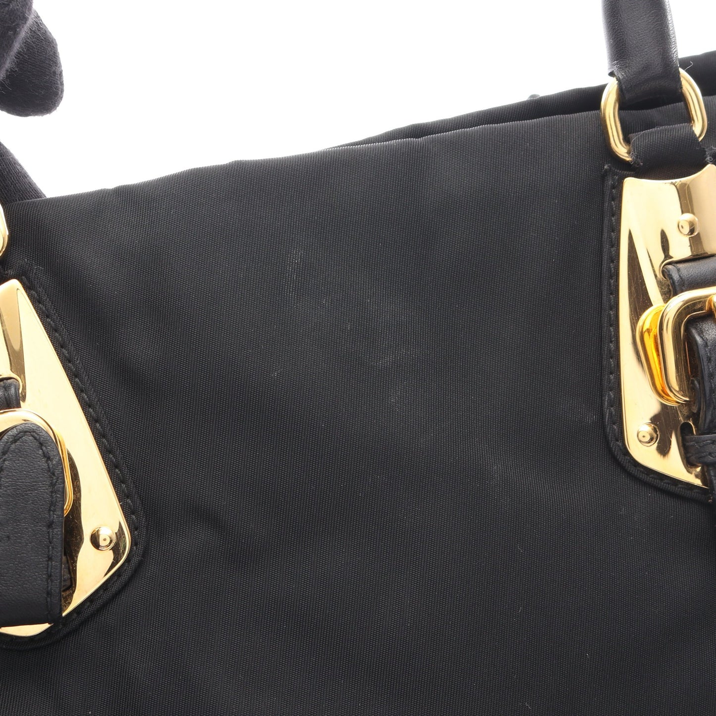 ハンドバッグ トートバッグ ナイロン レザー ブラック 2WAY プラダ バッグ PRADA