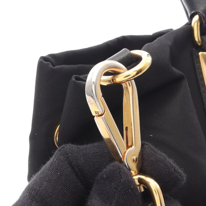 ハンドバッグ トートバッグ ナイロン レザー ブラック 2WAY プラダ バッグ PRADA