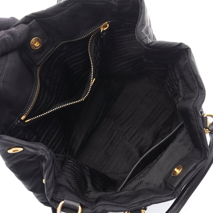 ハンドバッグ トートバッグ ナイロン レザー ブラック 2WAY プラダ バッグ PRADA