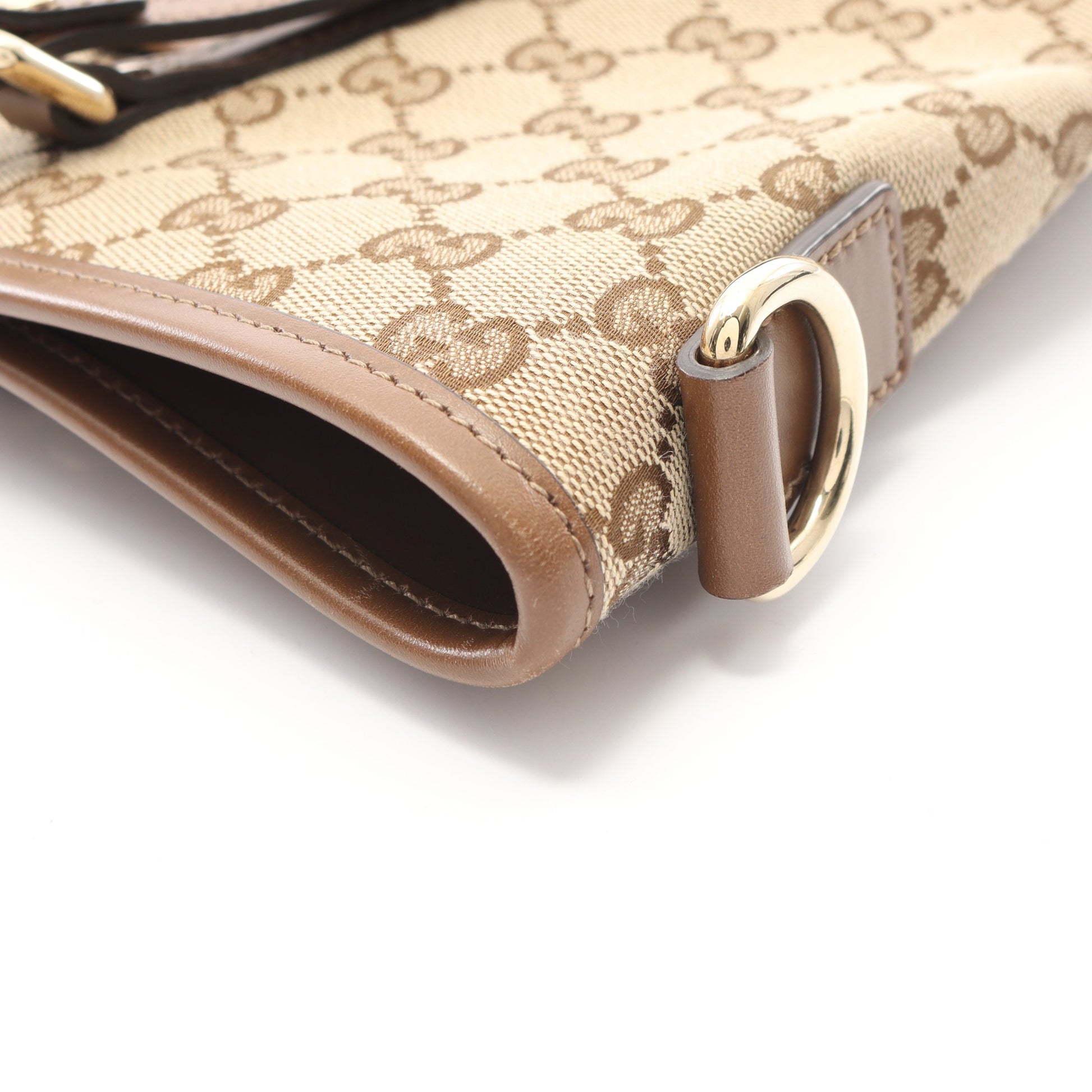 GGキャンバス ショルダーバッグ トートバッグ キャンバス レザー ベージュ ブラウン 2WAY グッチ バッグ GUCCI