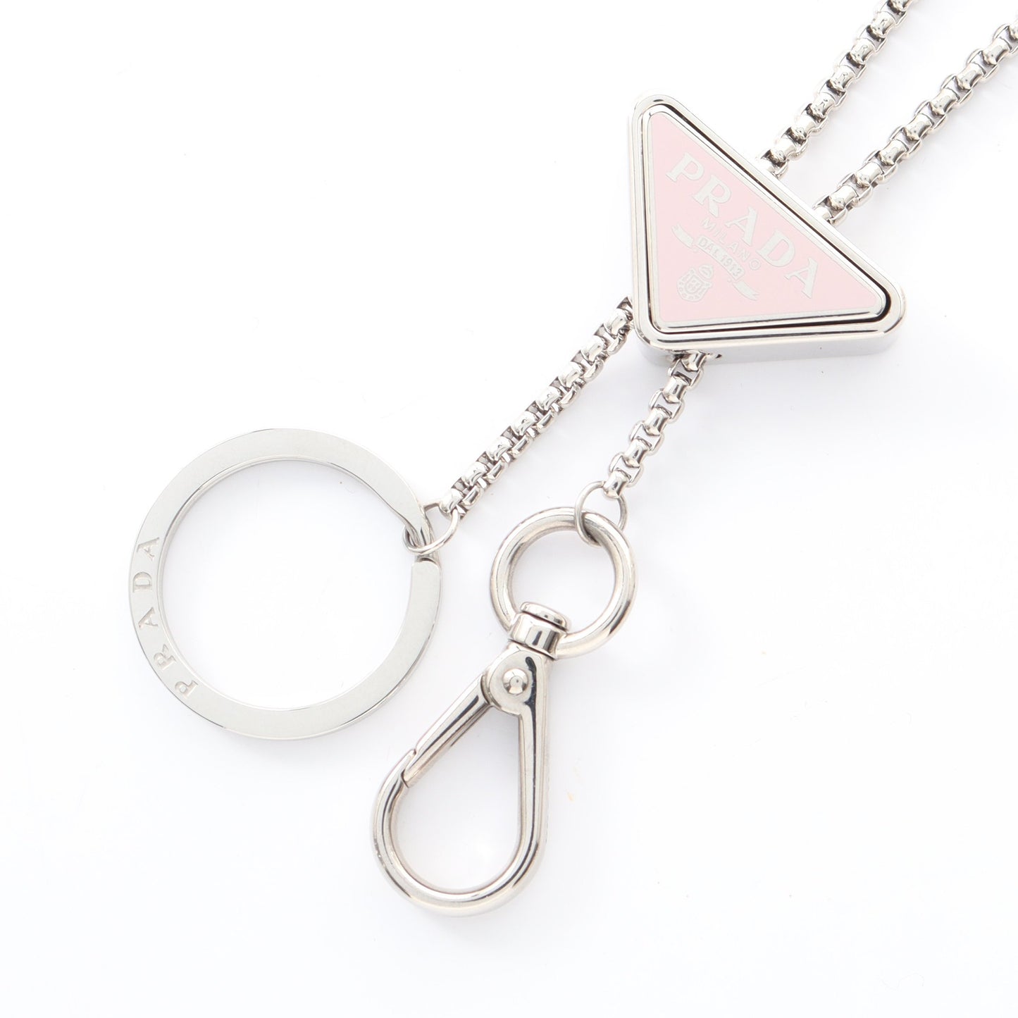 キーチェーン ネックレス シルバー プラダ アクセサリー PRADA