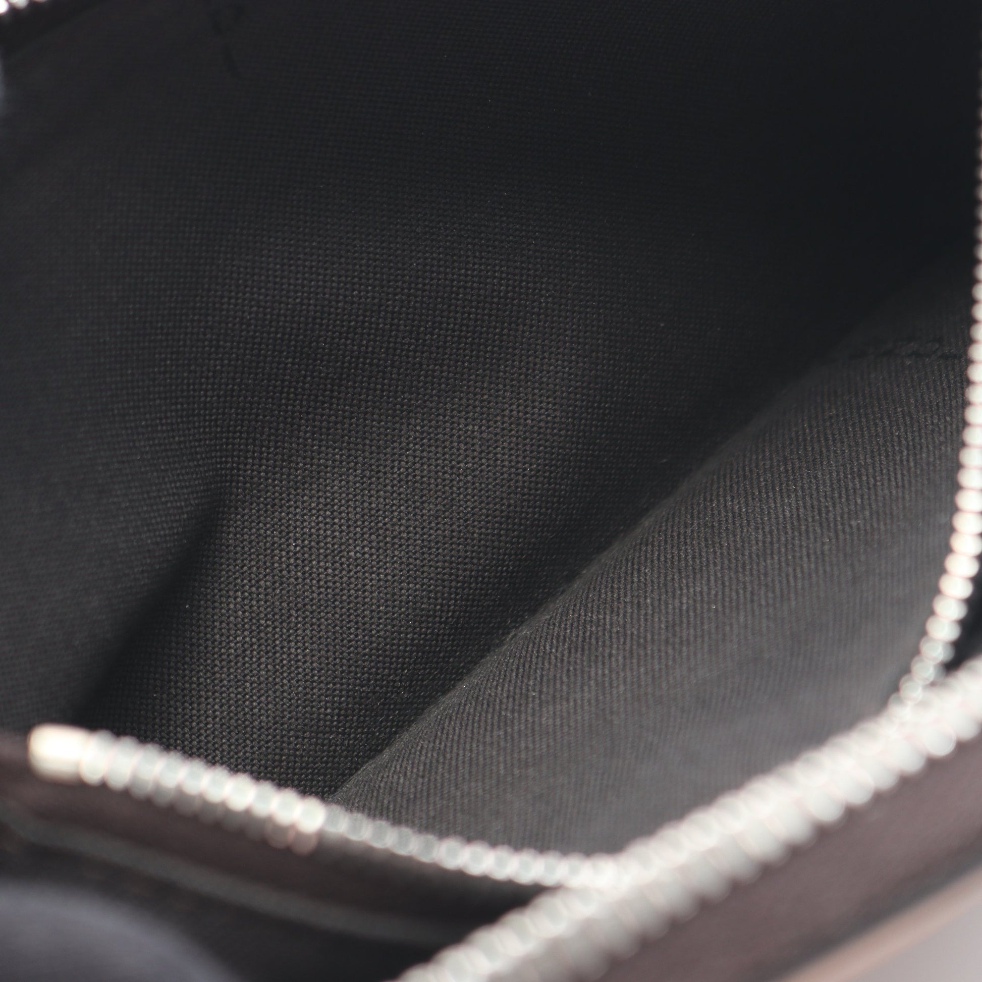 ズッカ ラウンドファスナー長財布 PVC レザー ブラウン フェンディ 財布・小物 FENDI
