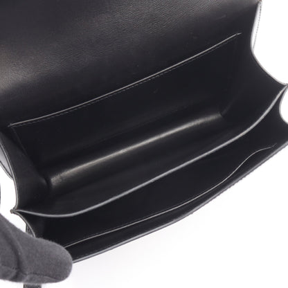 コンスタンス3 ミニ ショルダーバッグ ボックスカーフ ブラック ゴールド金具 □B刻印 エルメス バッグ HERMES