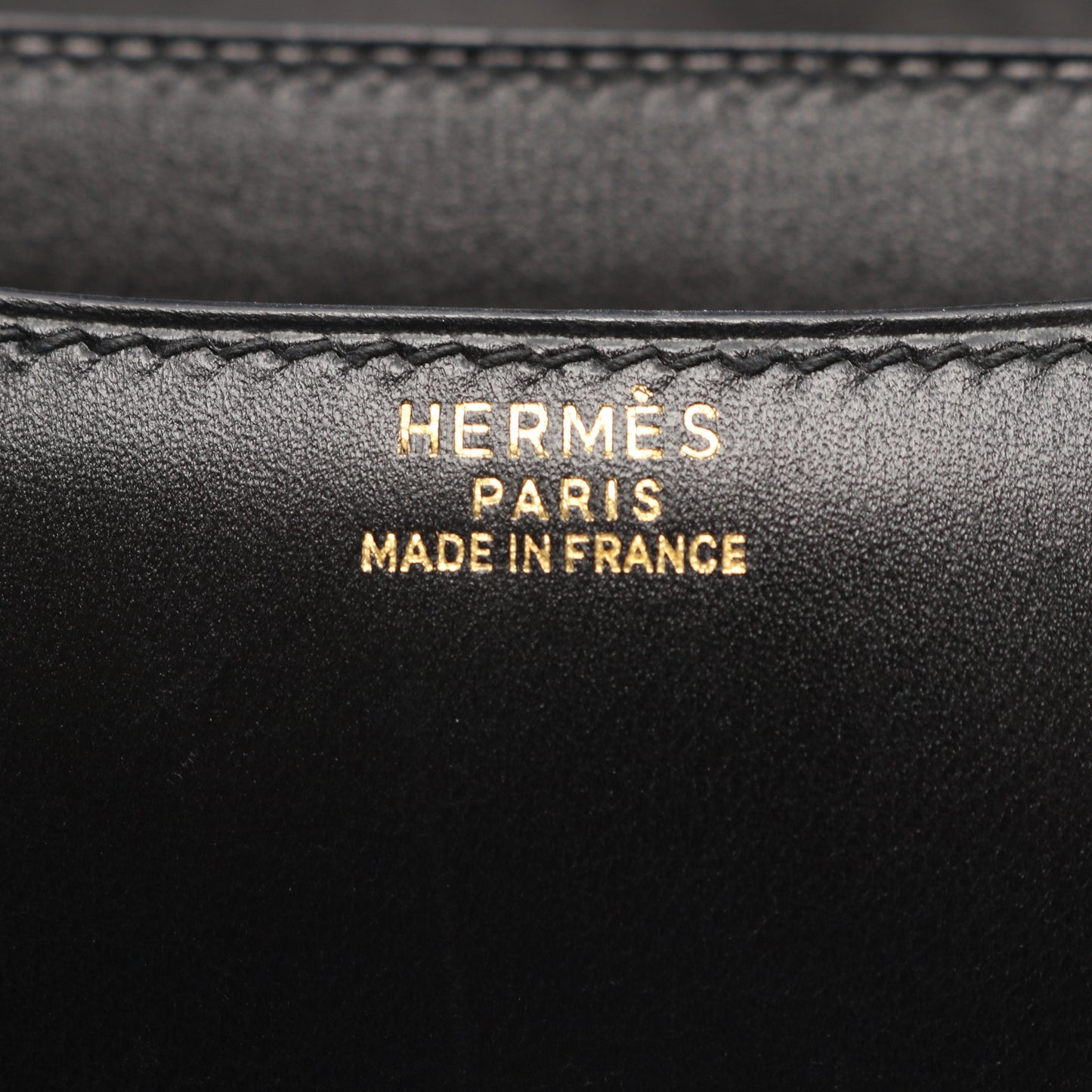 コンスタンス3 ミニ ショルダーバッグ ボックスカーフ ブラック ゴールド金具 □B刻印 エルメス バッグ HERMES
