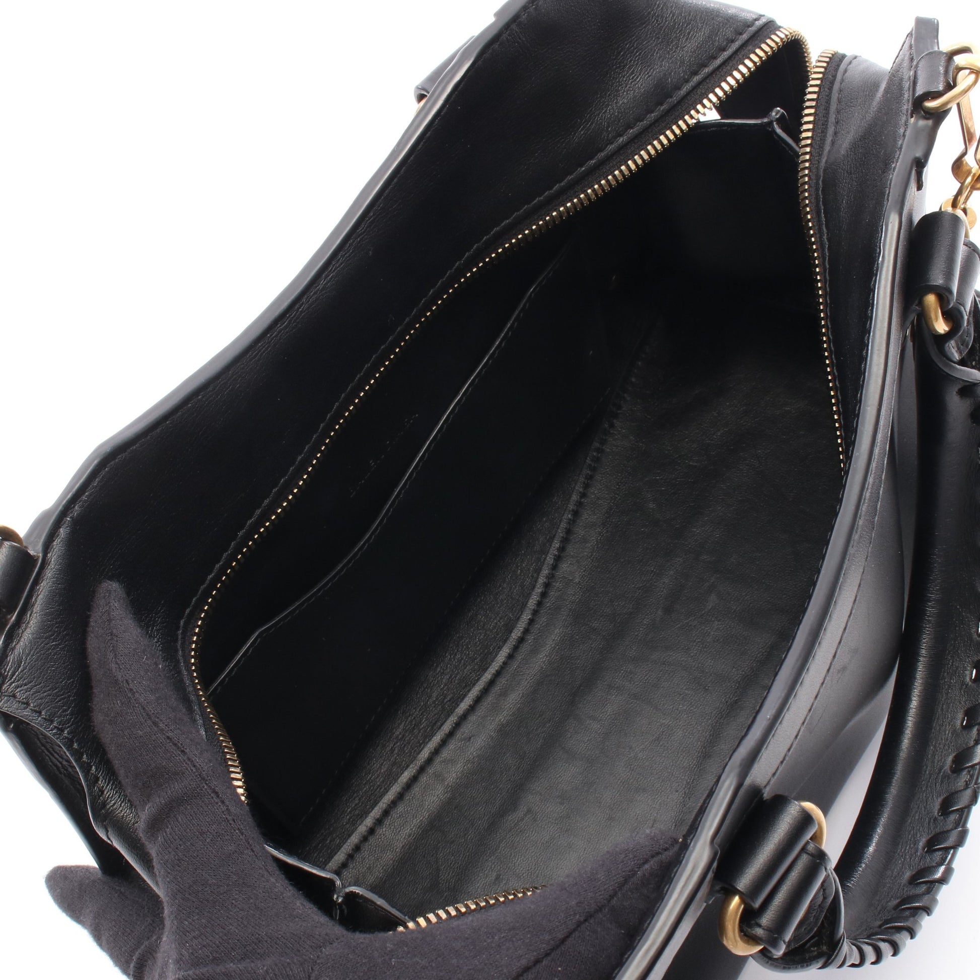 ネオクラシックシティ スモール ハンドバッグ レザー ブラック 2WAY バレンシアガ バッグ BALENCIAGA