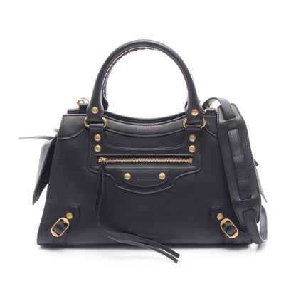 ネオクラシックシティ スモール ハンドバッグ レザー ブラック 2WAY バレンシアガ バッグ BALENCIAGA