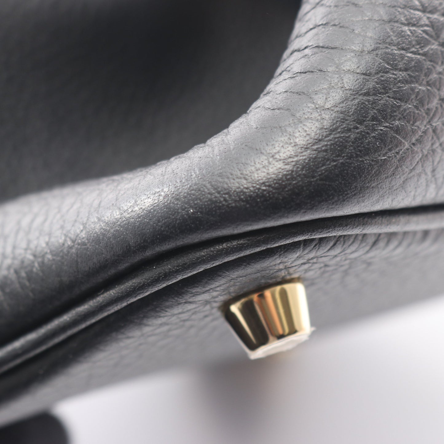 ピコタンロックPM ハンドバッグ トリヨンクレマンス ブラック ゴールド金具 W刻印 エルメス