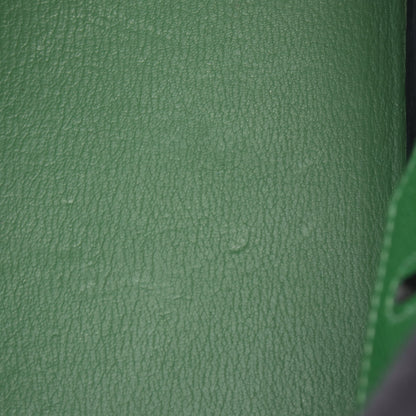 バーキン30 ハンドバッグ ヴォーエプソン グリーン シルバー金具 □N刻印 エルメス