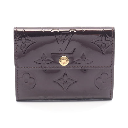 ラドロー モノグラムヴェルニ アマラント コインケース 二つ折り財布 エナメルレザー ボルドー ルイヴィトン