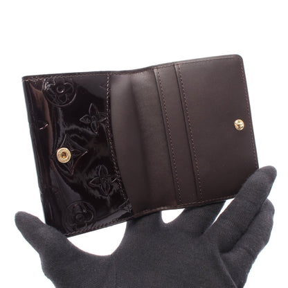 ラドロー モノグラムヴェルニ アマラント コインケース 二つ折り財布 エナメルレザー ボルドー ルイヴィトン