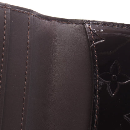 ラドロー モノグラムヴェルニ アマラント コインケース 二つ折り財布 エナメルレザー ボルドー ルイヴィトン