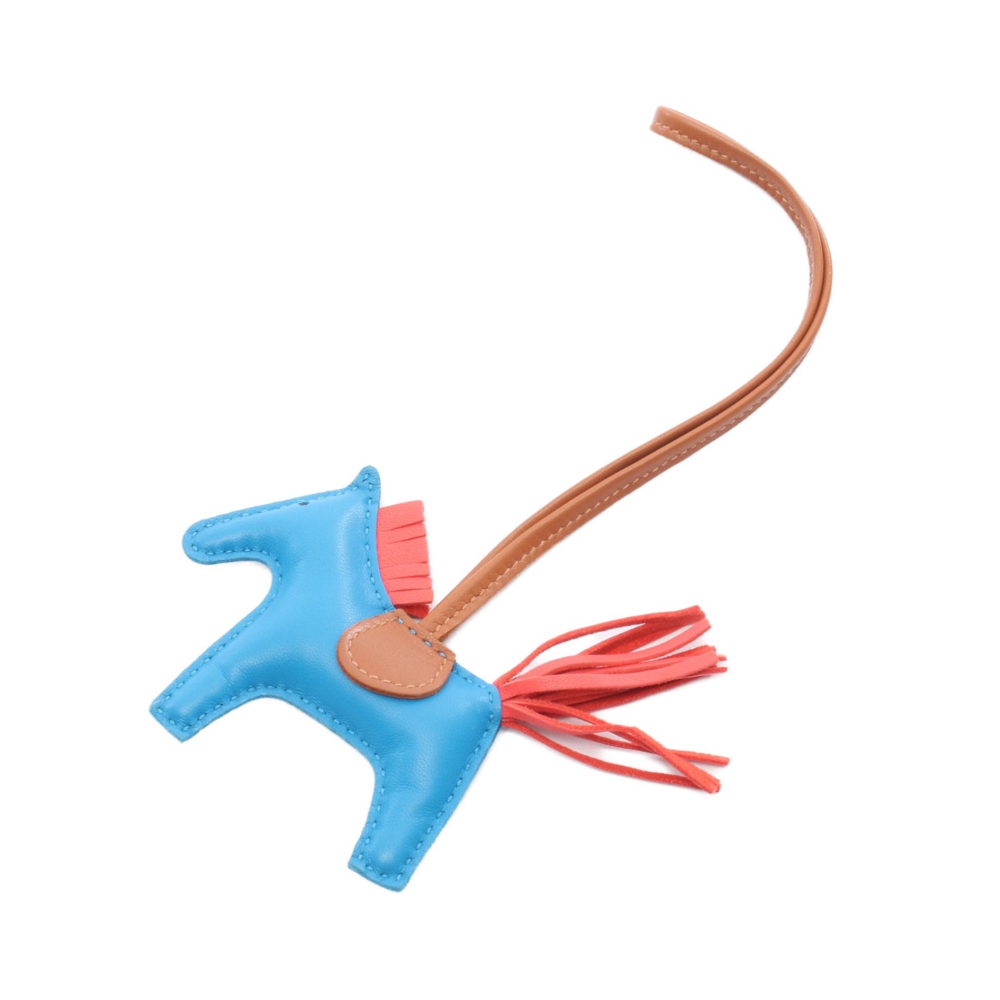 ロデオPM ブルーザンジバル ローズテキサス ゴールド バッグチャーム アニョーミロ ブルー ピンクレッド ブラウン U刻印 エルメス