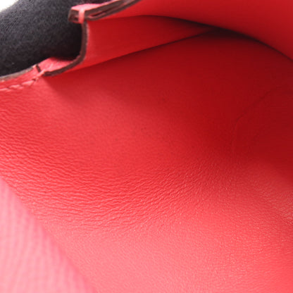 ベアンミニ ローズアザレ カードケース ヴォーエプソン ピンク シルバー金具 K刻印 エルメス