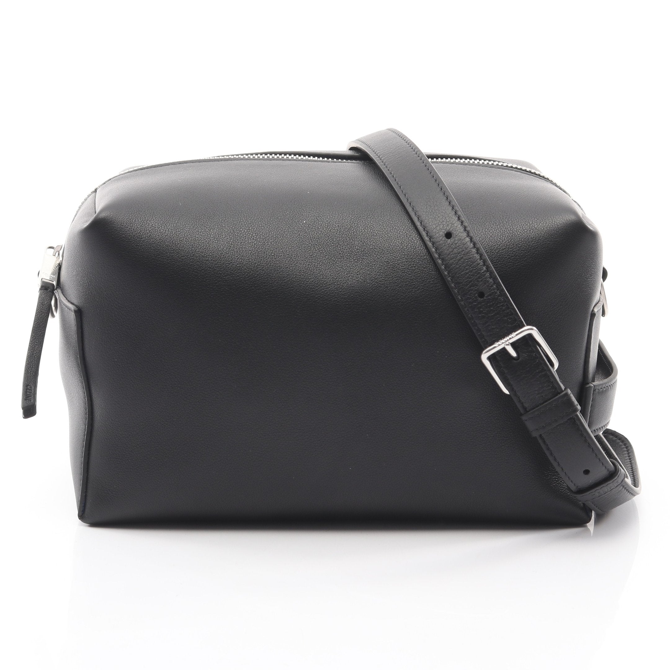 CELINE ブラック メッセンジャーバッグ メッセンジャーバッグ テイク アウェイ ショルダーバッグ レザー