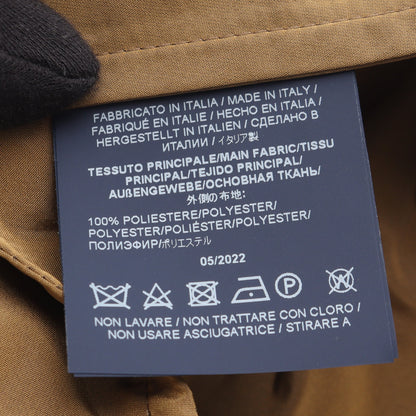 NEW TECHNO タフタ フーデッド スプリングコート フード付き ブルゾン ライトブラウン ヘルノ